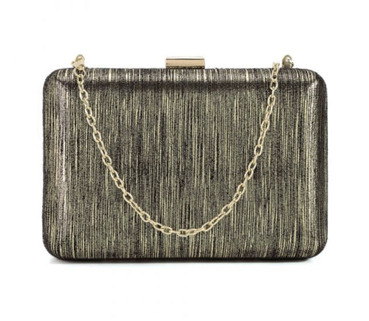 Gold Metallic Clutch